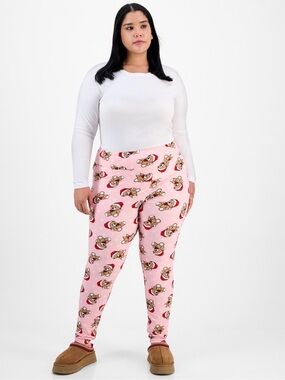 Planet Heart Teddy Bear Holiday Leggings, Size 2X - NWT